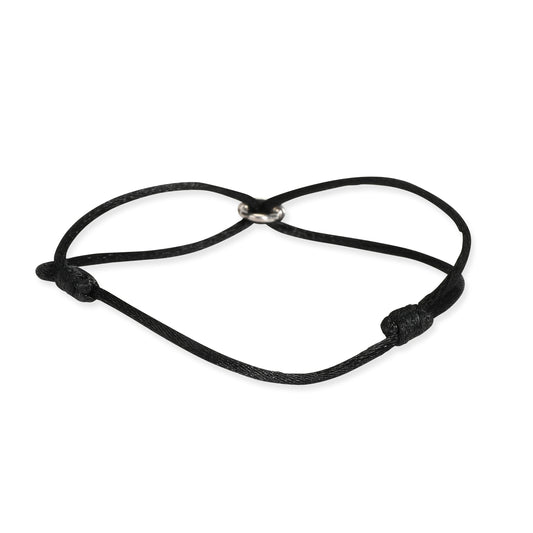 Louis Vuitton Louis Vuitton Tone Lockit Cord Bracelet in Sterling Silver