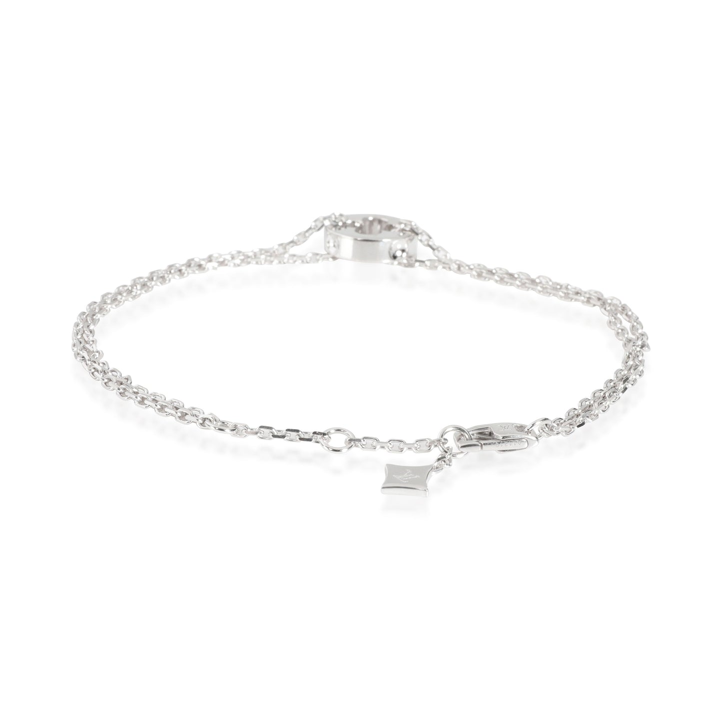 Louis Vuitton Louis Vuitton Empreinte Chain Bracelet in 18k White Gold