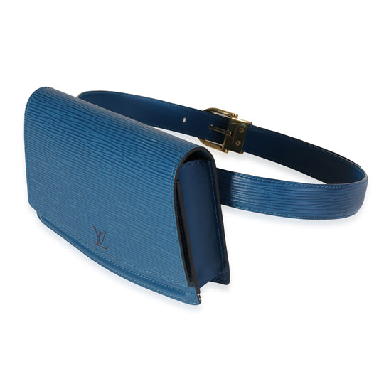 Louis Vuitton Louis Vuitton Vintage Toledo Blue Epi Leather Tilsit Belt Bag