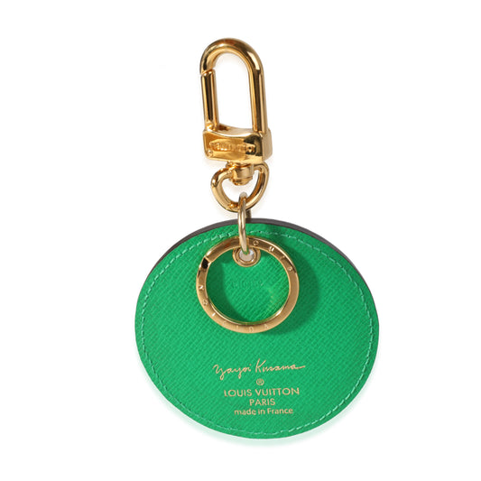 Louis Vuitton Louis Vuitton x Yayoi Kusama Green Infinity Dots Monogram Canvas Bag Charm