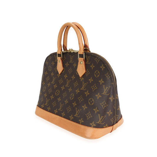 Louis Vuitton Brown Monogram Canvas Alma PM