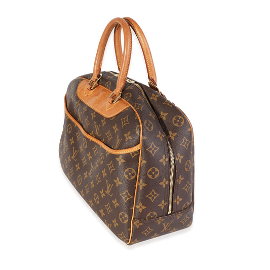 Louis Vuitton Brown Monogram Canvas Deauville Bag
