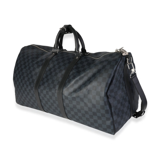 Louis Vuitton Damier Cobalt Keepall Bandoulière 55