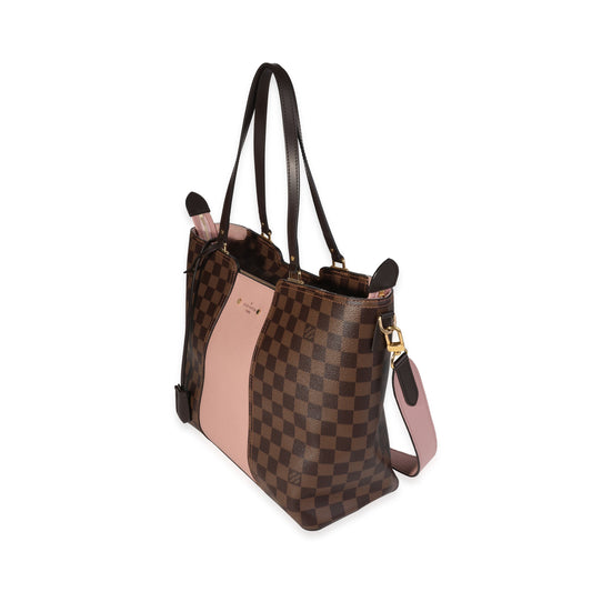 Louis Vuitton Louis Vuitton Damier Ebene & Magnolia Jersey Tote
