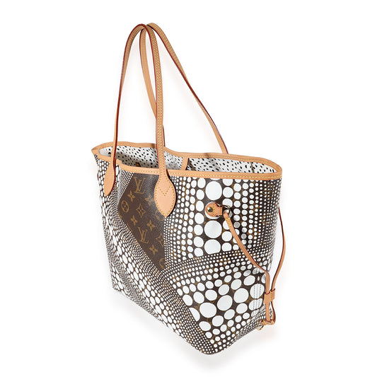 Louis Vuitton Louis Vuitton x Yayoi Kusama White Infinity Dots Monogram Canvas Neverfull MM
