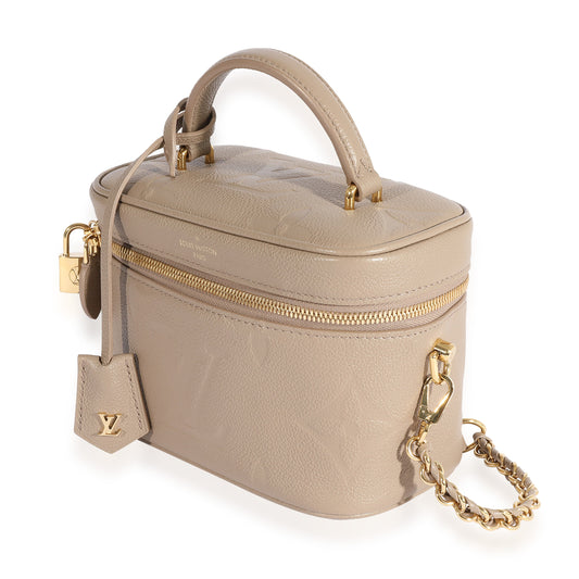 Louis Vuitton Louis Vuitton Turtledove Monogram Empreinte Vanity PM
