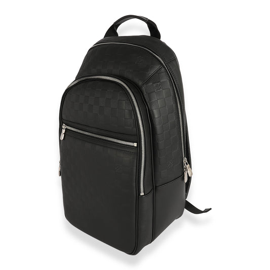 Louis Vuitton Louis Vuitton Black Damier Infini Michael Backpack NV2