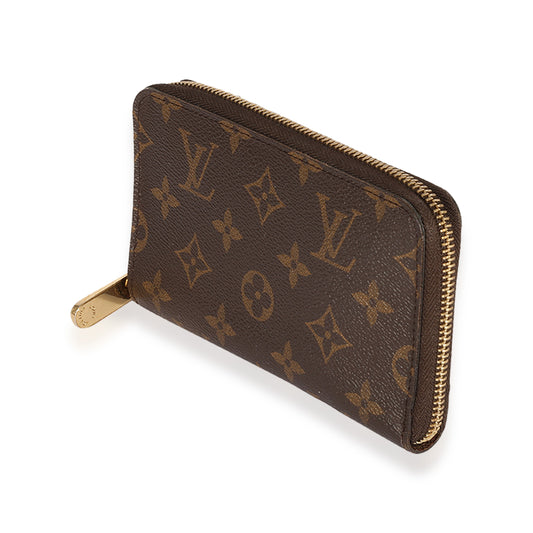Louis Vuitton Monogram Canvas Zippy Compact Wallet