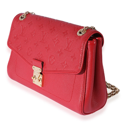 Louis Vuitton Louis Vuitton Red Monogram Empreinte Saint-Germain PM