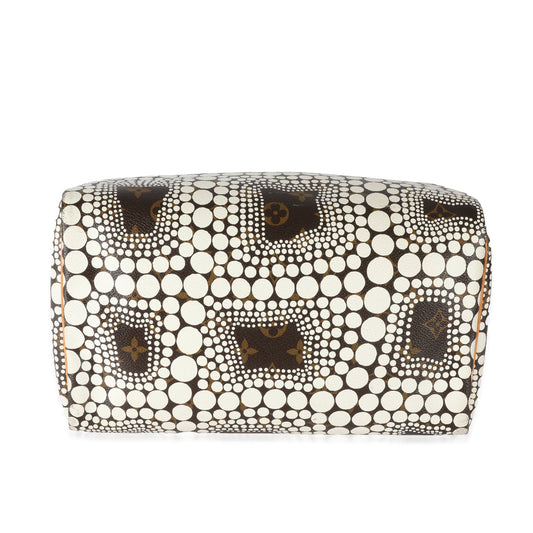 Louis Vuitton Louis Vuitton x Yayoi Kusama White Infinity Dots Monogram Canvas Speedy 30