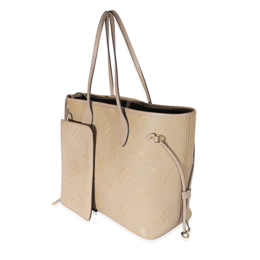 Louis Vuitton Louis Vuitton Turtledove Empreinte Neverfull MM