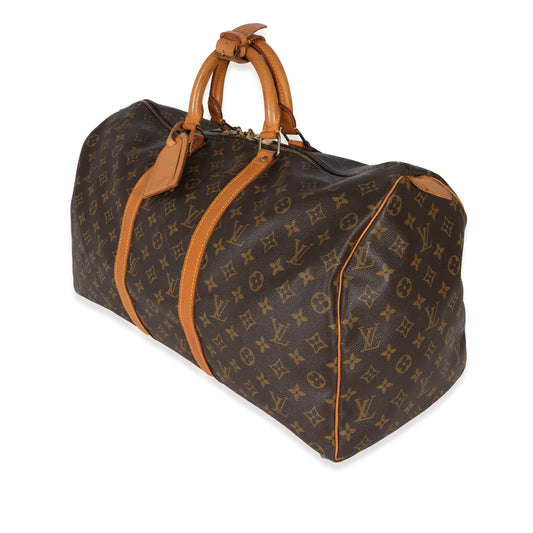 Louis Vuitton Louis Vuitton Vintage Monogram Canvas Keepall 50
