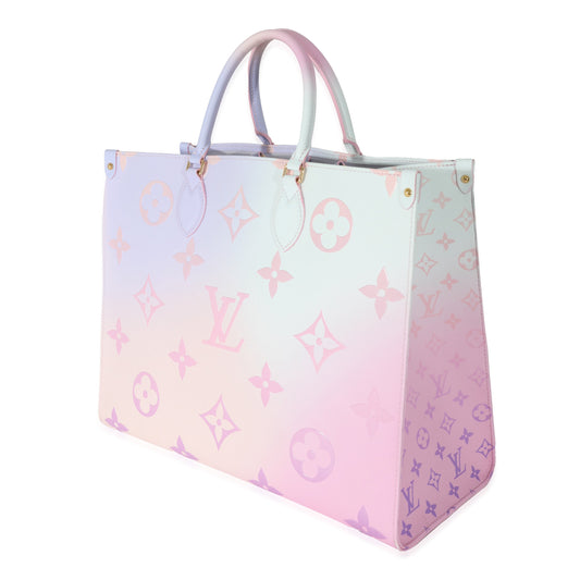 Louis Vuitton Louis Vuitton Sunrise Pastel Monogram Giant Canvas Spring in City OnTheGo GM