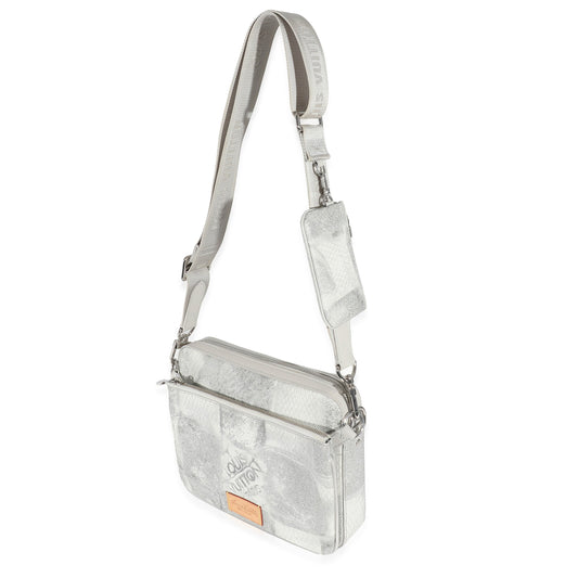 Louis Vuitton Louis Vuitton Stone Gray Damier Salt Canvas Trio Messenger