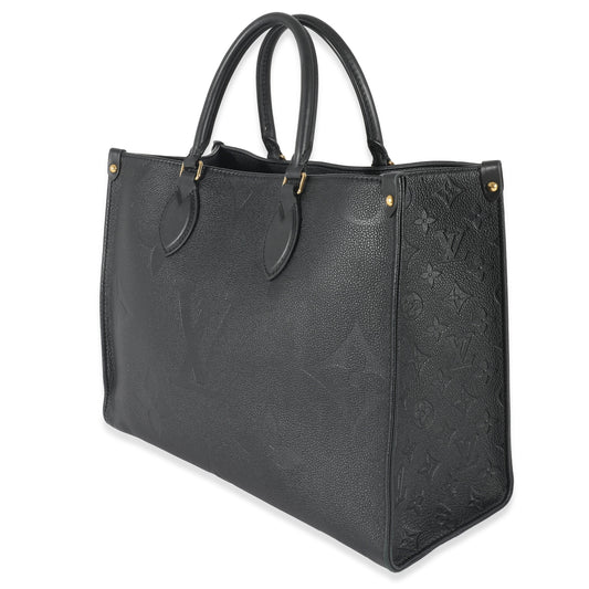 Louis Vuitton Black Monogram Empreinte Giant Onthego MM