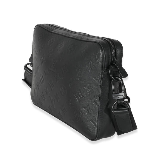 Louis Vuitton Black Monogram Shadow Duo Messenger