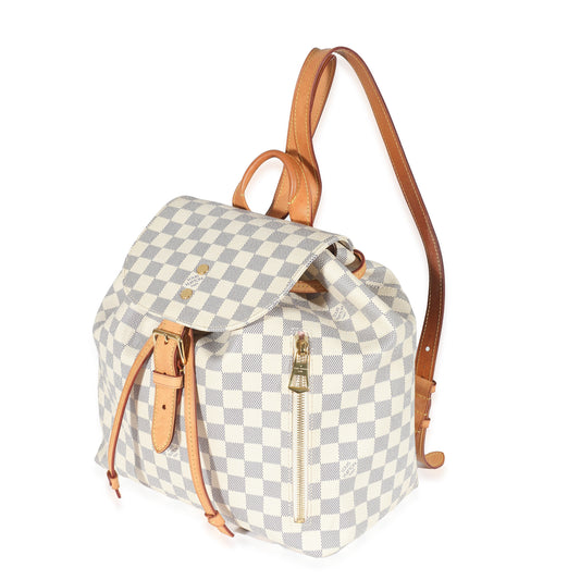 Louis Vuitton Louis Vuitton Damier Azur Canvas Sperone Backpack