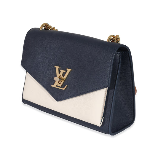 Louis Vuitton Louis Vuitton Tricolor Grained CalfSkin Leather MyLockMe Chain Bag