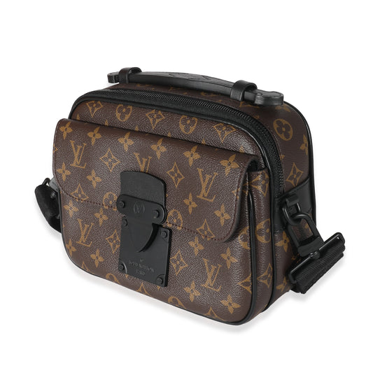 Louis Vuitton Monogram Macassar S Lock Messenger