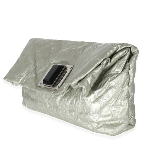 Louis Vuitton Louis Vuitton Silver Monogram Jacquard Altair Clutch