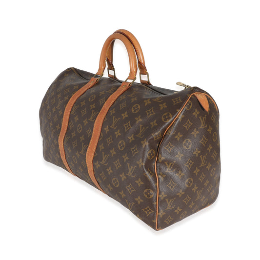 Louis Vuitton Louis Vuitton Vintage Monogram Canvas Keepall 50