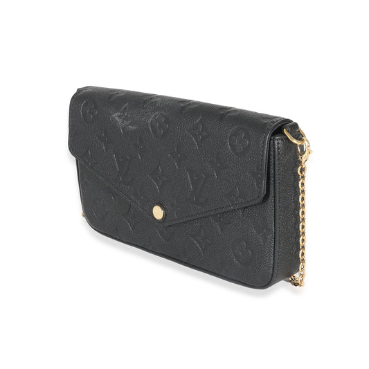 Louis Vuitton Louis Vuitton Black Monogram Empreinte Félicie Pochette