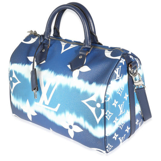 Louis Vuitton Blue Monogram Escale Canvas Speedy Bandouliere 30
