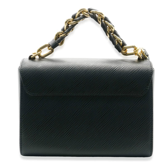 Louis Vuitton Black Epi Braided Handle Twist MM