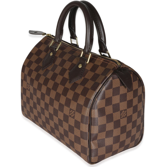 Louis Vuitton Damier Ebene Canvas Speedy 25
