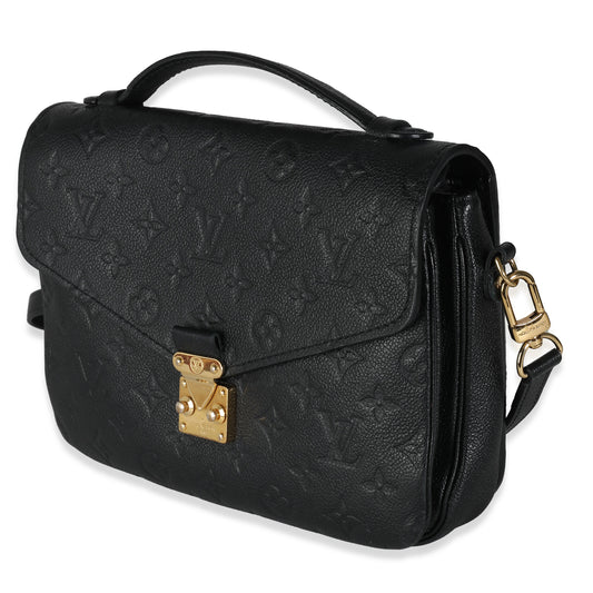 Louis Vuitton Black Empreinte Pochette Metis