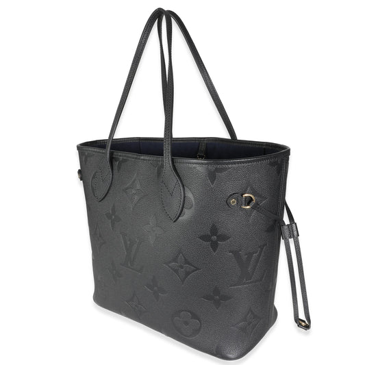 Louis Vuitton Black Monogram Giant Empreinte Neverfull MM