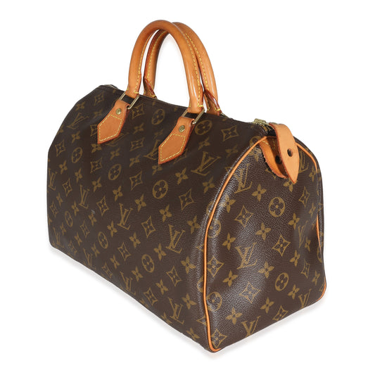 Louis Vuitton Monogram Canvas Speedy 30