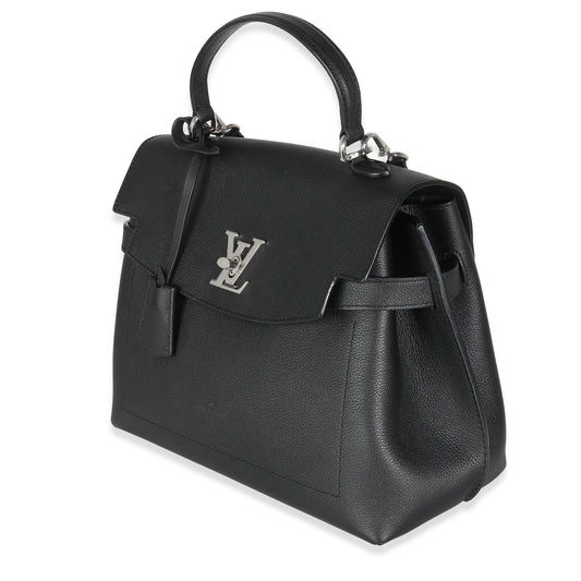 Louis Vuitton Black Calfskin Lockme Ever MM