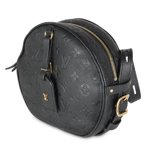 Louis Vuitton Black Empreinte Boite Chapeau Souple MM