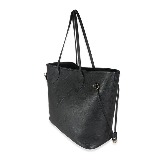 Louis Vuitton Black Monogram Empreinte Neverfull MM