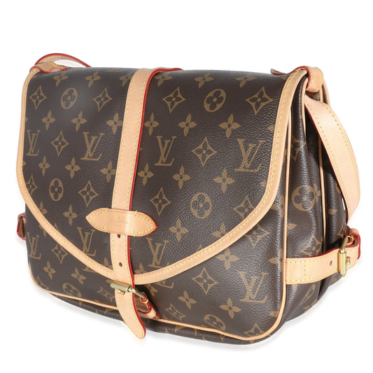 Louis Vuitton Monogram Canvas Saumur 30