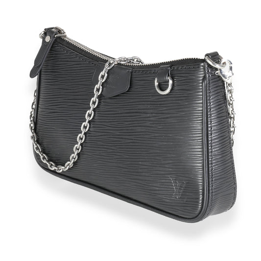 Louis Vuitton Black Epi Easy Pouch On Strap