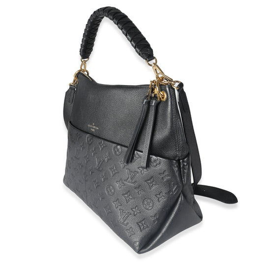Louis Vuitton Black Monogram Empreinte Maida Hobo