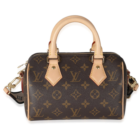 Louis Vuitton Black Monogram Canvas Speedy Bandouliere 20