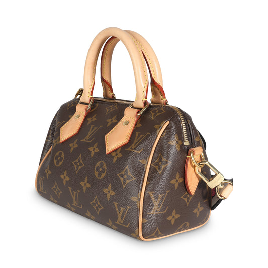 Louis Vuitton Black Monogram Canvas Speedy Bandouliere 20