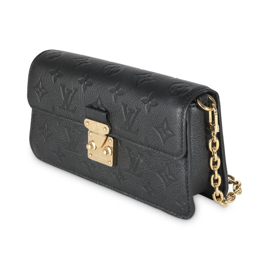 Louis Vuitton Black Empreinte Metis Wallet On Chain