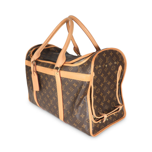 Louis Vuitton Monogram Canvas Sac Chien 50 Pet Carrier