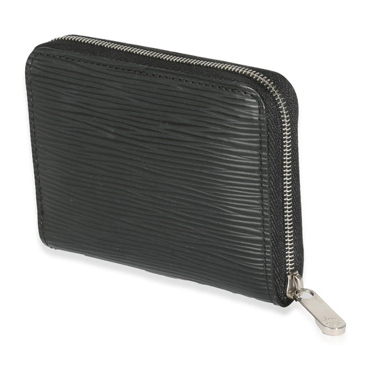 Louis Vuitton Black Epi Zippy Coin Purse