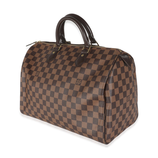 Louis Vuitton Damier Ebene Canvas Speedy 35