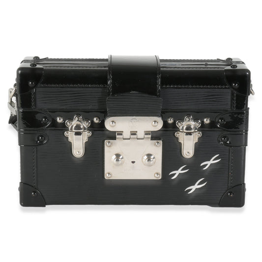 Louis Vuitton Black Epi Petite Malle
