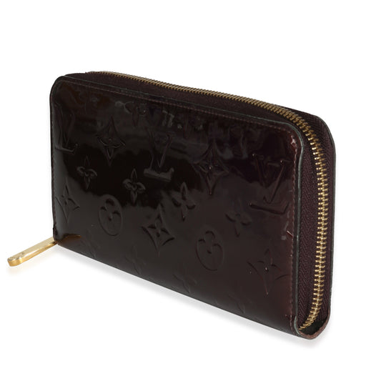Louis Vuitton Amarante Monogram Vernis Zippy Wallet