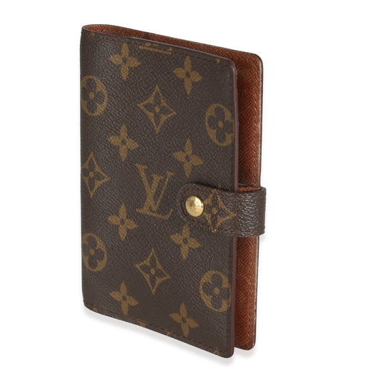 Louis Vuitton Monogram Canvas Small Ring Agenda Cover