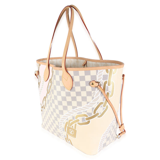 Louis Vuitton Damier Azur Canvas Nautical Neverfull MM