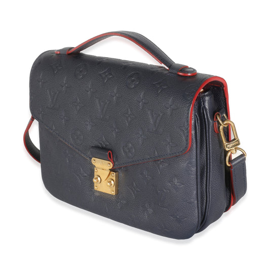 Louis Vuitton Marine Rouge Empreinte Pochette Metis