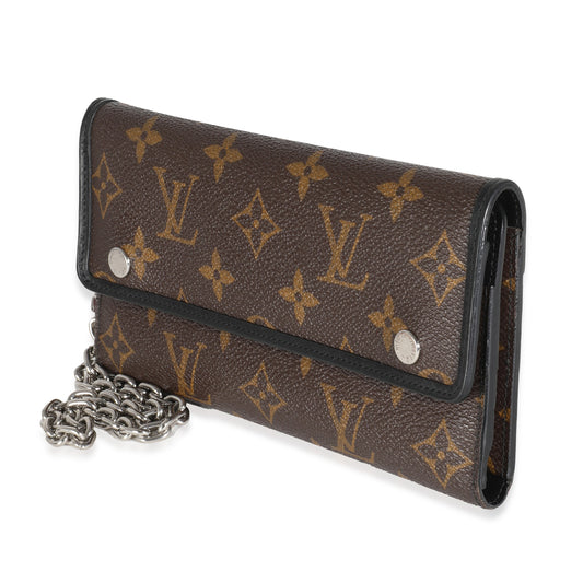 Louis Vuitton Monogram Macassar Canvas Ron Wallet